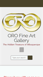 Mobile Screenshot of orofineartgallery.com